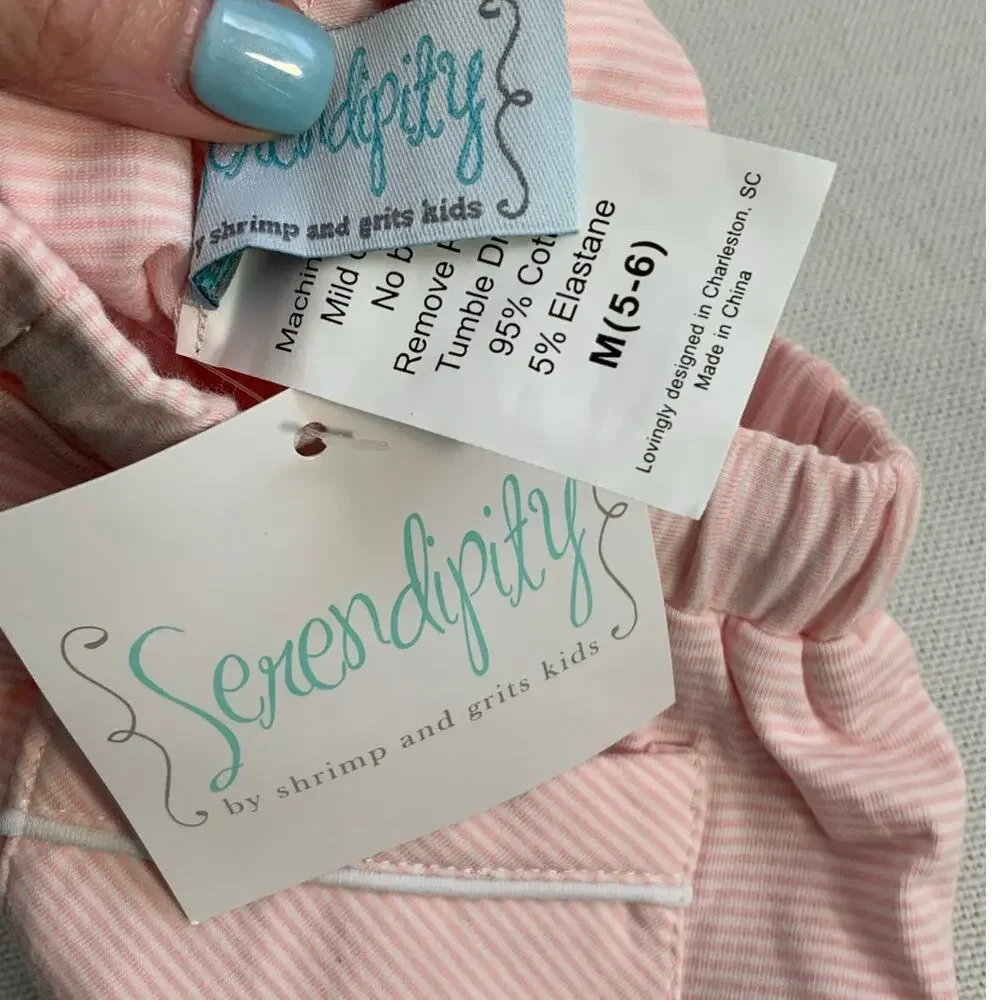 Serendipity Girl's 2pc shorts NWT size 5/6‎